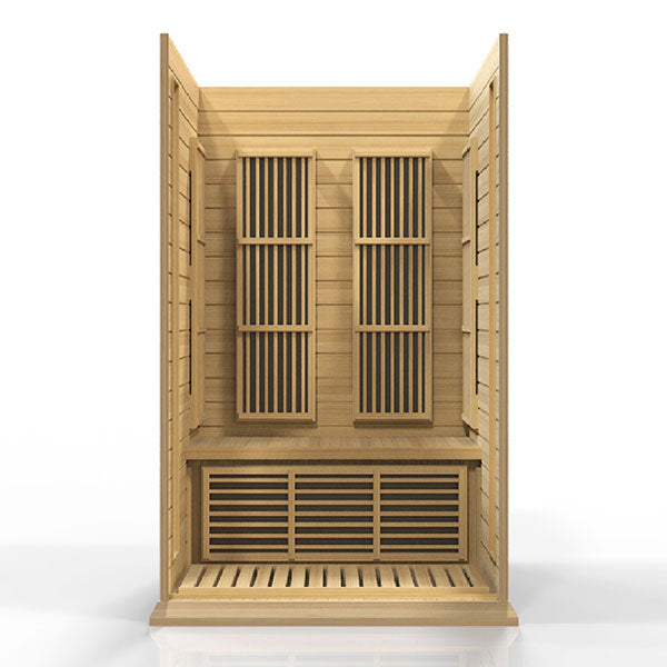 Maxxus 2-Person Low EMF FAR Infrared Sauna (Canadian Red Cedar)
