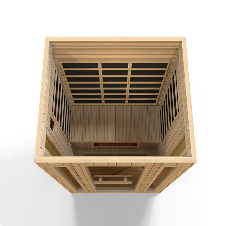 Maxxus Trinity 3-Person Low EMF FAR Infrared Sauna (Canadian Hemlock)