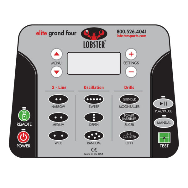 Lobster Sports Elite Grand Four Tennis Ball Machine