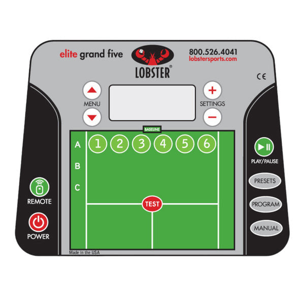 Lobster Sports Elite Grand Five Tennis Ball Machine