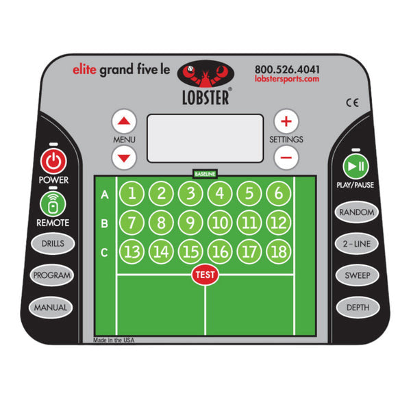 Lobster Sports Elite Grand Five LE Tennis Ball Machine