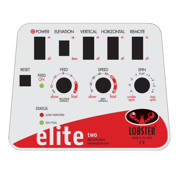 Lobster Sports Elite Two Tennis Ball Machine