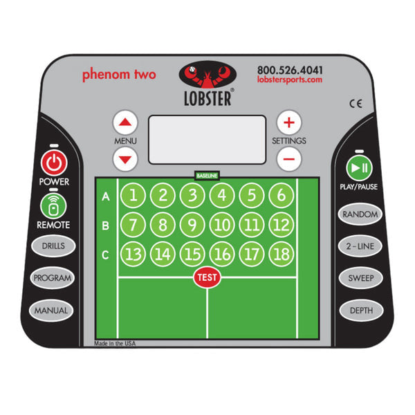 Lobster Sports Phenom Two Tennis Ball Machine