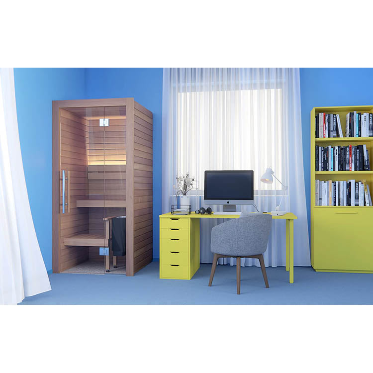 Auroom Cala Glass 1 Person Mini Indoor Sauna