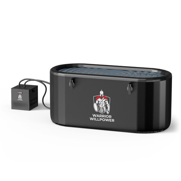 Warrior Willpower Pro 0.5 HP Water Chiller + XL Ice Bath Tub Bundle
