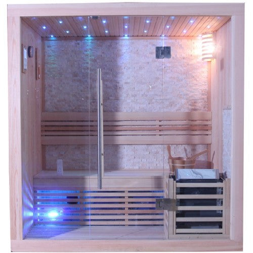 SunRay Westlake 3 Person Indoor Traditional Sauna