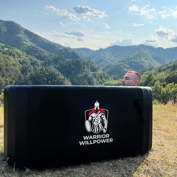Warrior Willpower Pro 0.5 HP Water Chiller + XL Ice Bath Tub Bundle