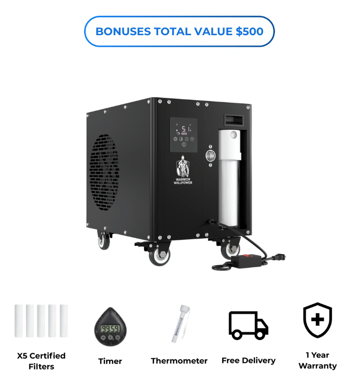 Warrior Willpower Max 1 HP Wi-Fi Water Chiller + Heater